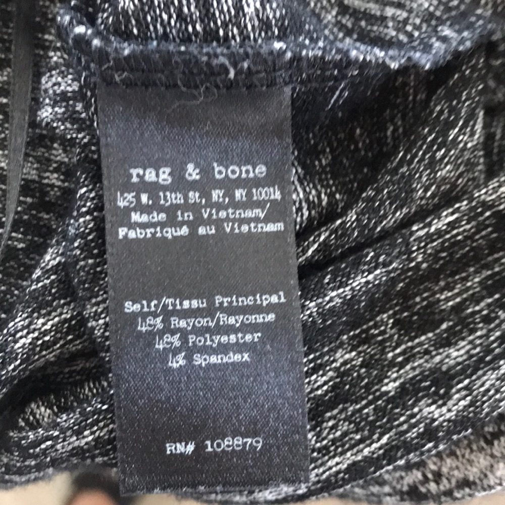 Rag & Bone Gray heather back tank top - Picture 7 of 7